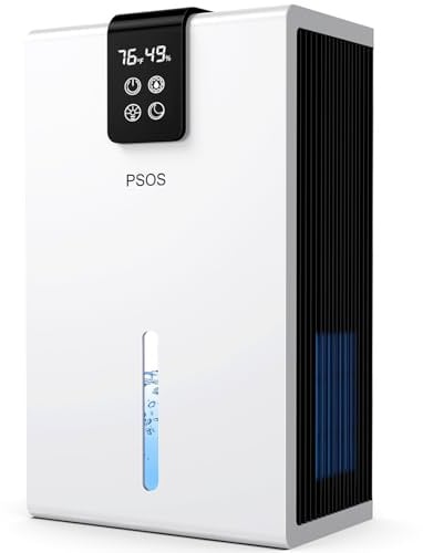 Luftentfeuchter Elektrisch, Ultra Leiser Raumentfeuchter, 2800ml Luftentfeuchter Mit LED Display, Automatisches Abtauen' Schlafmodus, Gegen Feuchtigkeit Schimme, Ideal für Schlafzimmer Badezimmer