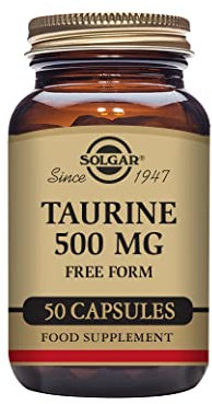 Solgar Taurina Cápsulas Vegetales de 500 mg, Envase de 50