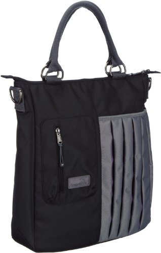 KangaROOS SALLA Tote B0273 Damen Shopper 35x40x10 cm (B x H x T), Schwarz (black 500 500)
