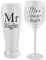 Amore Mr Right and Mrs Always Right by Amore Pint & Wine Glass Gift Set
