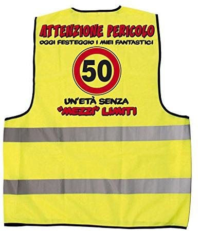 Bombo geburtstagsweste, gelb, One size