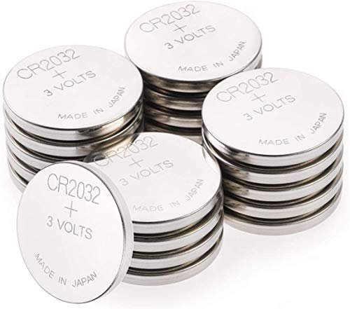 GP Specialty type 2032 Pile bouton au lithium CR2032/Dl2032- longue durée d'alimentation avec du lithium de haute pureté Box of 20