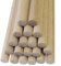 Hagspiel Rundstäbe, 10 Stk. Rundstäbe Dübelstangen Holz Buche 10 mm 100 cm lang, gerillt