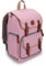 GOgroove Sac a Dos pour Appareil Photo Reflex Numérique avec Compartiment Tablette, Séparateurs Modulables, Support Trépied et Housse Imperméable - Compatible avec Canon, Nikon, Olympus et Plus - Rose