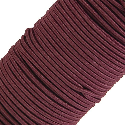 50m Spule Gummikordel Gummischnur 3mm Bekleidungsgummi Hutgummi, 27 Farben