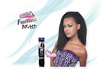 Shake N GO FREETRESS Brazillian Braid Crochet Hair 20 INCH COL 1B (6)