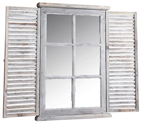 AUBRY GASPARD Miroir en Bois teinté Vieilli Taille 2