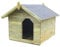 vidaXL Kiefernholz Imprägniert Hundehütte Dach Tierhaus Hundehaus Hunde Hütte