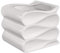 botle Keramik Blumentopf Piano H 15cm Weiss Pflanzkasten Blumenschale Schale Glamour