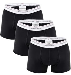 DSQUARED2 Boxer Intimo Uomo Nero M