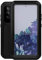 qichenlu Panzer Rüstung Schwarz Metallrahmen Hybrid Silikon Robuste Handyhülle für S20 FE,Integriertes Display Schutz Glas Bruchsicher Outdoor Case Ganzkörper Stoßfeste Hülle für Samsung Galaxy S20 FE