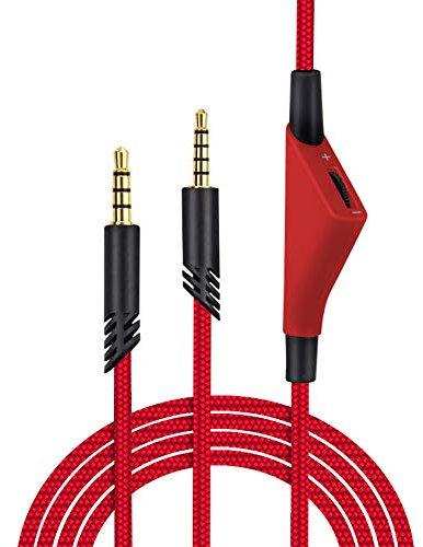 Gogoonike Replacement for Astro A40 Cable Volume Control Cord, A10 Headsets Cable Audio Cable for Astro A40TR/A40/A10 Gaming Headsets Wire (6.5 Feet/2.0 M)