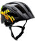 Crazy Safety Cool Kinder Fahrradhelm | Fahrradhelm Kinder 6-12 Jahre für Fahrrad, Skateboard, Mountainbike, Inlineskates | USB-aufladbares Rücklicht | Verstellbarer Fahrradhelm 54-58 cm (Schwarz/Gelb)