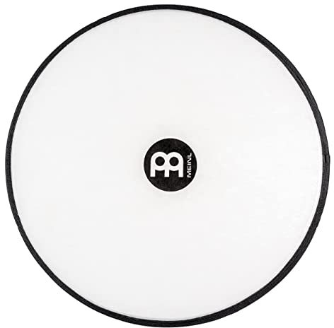 Meinl Percussion Jumbo Djembe Head - Synthetisches Fell für 14 Zoll Djemben - Durchmesser 35,56 cm - Fiberglas, Weiß (HEAD-JD14WH)