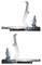 Ariston Scholtes Hotpoint - Kit 2 cerniere 210 x 20 mm. per porta forno con doppio vetro C00091662-8059131916621 - KCF2794