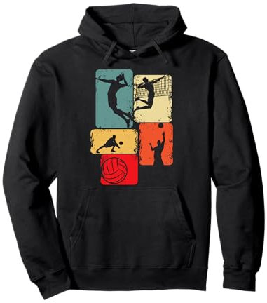 Volleyballer Volleyball Männer Kinder Jungen Pullover Hoodie