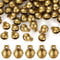 60 Stück Vintage Messing Glocken Mini Craft Bells Kleine tibetische Glocken zum Basteln DIY Schmuckherstellung Charms Anhänger für Halskette Armband Dekor Haustier Glocke Hundehalsband Glocken Home