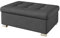 Mirjan24 Hocker Niko groß Sitzhocker Polsterhocker Sitzbank Fußbank Pouf Farbauswahl (Uttario Velvet 2971)