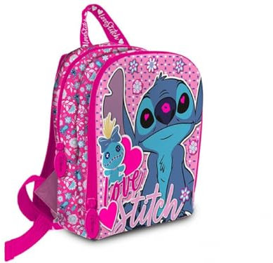 Coriex Sac à dos maternelle Stitch 27 x 22 x 7 cm, rose