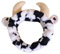 Makeup Hair Band, 1 Pieces Cow Pattern Hair Band,Women's Cosmetic Headband, Spa Headband for Facial Cleansing Beauty Yoga,Sports Shower Face Headband, Elastic Head Wrap