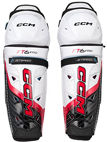 CCM Jetspeed FT6 PRO Eishockey Schienbeinschützer, Senior (Größe: 14)