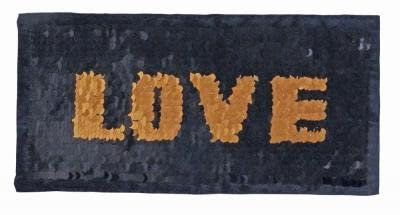 Applikation groß - aufbügelbar Wendepailletten Love ca. 12 x 25 cm, 1 Stck. Kleiber