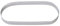 BrandNewCake® Cercle à Tarte Perforé en Acier Inoxydable - Ovale 22,5x9x2cm - Anneau de Cuisson - Moule à Pâtisserie