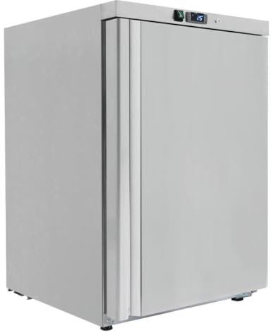 STERLING PRO SPR200S 60cm 140 Litre Lockable Single Door Undercounter Commercial Fridge - Stainless Steel