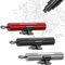 Nizirioo Nothammer Auto mit Gurtschneider Notfallhammer 3 Stück 2 In 1 Auto Sicherheitshammer Car Safety Hammer, Fensterbrecher Gefedert Ausführung für Underwater and Land für Auto Bus