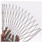 SHUDONGDEN 304 Edelstahl-Seilnetz, Edelstahl-Drahtgeflecht, Flexibles Seilnetz, Balkon, Haustierzaun, Sicherheitsschutznetz, Werkzeuge, Bauzaun for den Außenbereich (Size : H0.7xL10m/H2.29xL32.8ft)