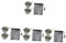 YARNOW 4 Sätze Mini Weinglas Mini-Weinbecher Weinglas aus Metall Wassergläser Weingläser praktische Kaffeetasse Grillgetränkehalter Multifunktion Wasserbecher Schnapsglas Campingbecher
