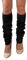 NuJake Leg Warmers In Assorted Colours 1980s Luxurious Girls Cosplay Legwarmer (Black)