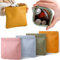 JEXOWIQ Borsa per il Trucco da Viaggio - 4 pcs mini pochette,Piccola Borsa per il Trucco PU Borsa da Viaggio Portatile per Cosmetici Donne Raggazze, Nessuna Cerniera,Multiuso