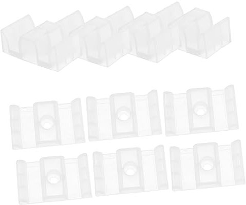 Homoyoyo 10Pezzi Guide Inferiori per Porta Doccia Scorrevole Bumper Anticollisione per Doccia Accessori Moderni per Bagno Facile Installazione e Design Antiscivolo