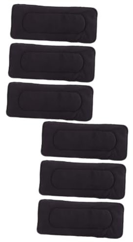 Ipetboom 2 Sätze 2 Sets Nano Holzkohle Windeln Wickelunterlage Wiederverwendbare Windeln Liner Windeln Für Neugeborene Pads Für Babys Stoffeinsätze Schwarze Holzkohle 3 3 Stück * 2