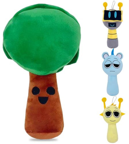 Philoctes Sprunki Plush Baum,25 cm Plushies Horror Musikspiel Kuscheltier,Incrediboxes Stofftier,Spielfigur Spielzeug für Mädchen und Jungen,Kinder Spielzeug für Fans & Sammler ab 15 Jahre