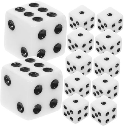 CIYODO Würfel Spielzeug Party-brettspiel Mehrseitige Würfel Würfelspielzeug Acrylwürfel-Requisite Acrylspiel-Requisite