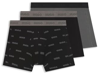 HUGO Men's Boxerbr Triplet Gift 10268005 Boxer_Brief, Black, S