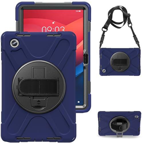 Funda protectora Compatible con Lenovo Tab M11 TB-330FU/Lenovo Xiaoxin Pad 2024 TB-331FC 2024, funda protectora resistente a prueba de golpes con soporte Compatible with bolígrafo, funda protectora co