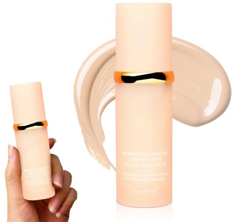 4 in 1 Foundation Liquid, Farbverändernder Make Up Foundation Mit SPF 50, Concealer Feuchtigkeitsspendende Mittlere Volle Deckkraft Ultraleichte Farbe Langanhaltend Und Wasserfest (1Pcs)