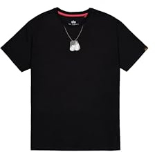 Alpha Industries Herren Dog-Tag T-Shirt (1er Pack)