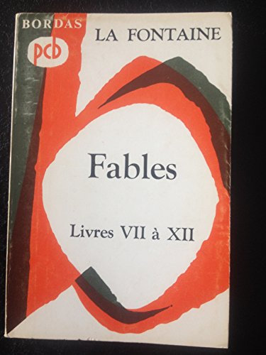 Fables, tome second, livres vii à xii