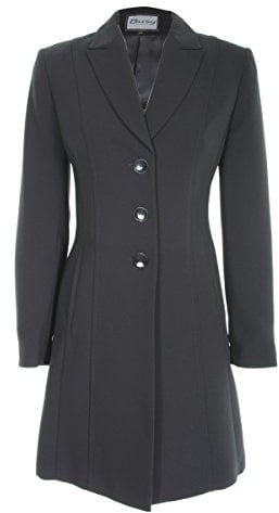 Busy Clothing Womens Black Long Suit Jacket