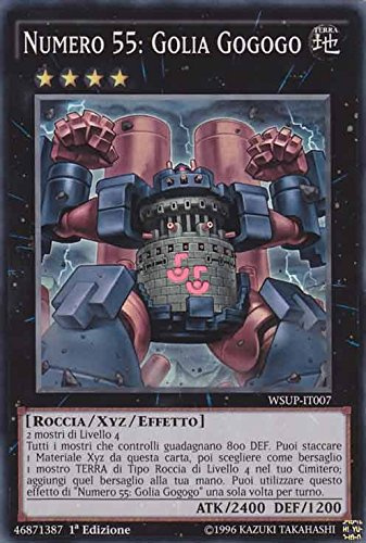 Yu Gi Oh WSUP-IT007 Numero 55: Golia Gogogo Super Rara 1a Edizione -Mint-