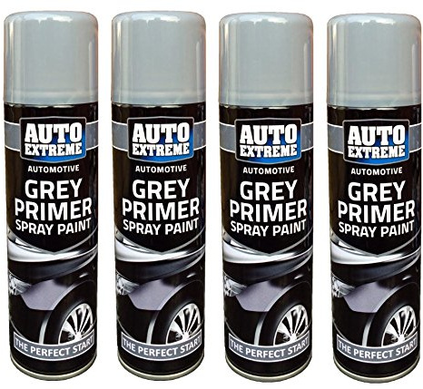 Auto Extreme Automotive Grey Primer SprayPaint Perfect Finish Bike Car Van 250ml (4)