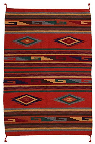 Teppich / Läufer im Stil der Navajo-Indianer - Southwest Ranch, groß, Style VII, 180 x 120 cm
