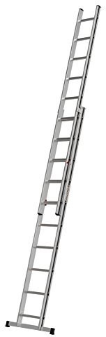 Hymer Aluminium Pro 70046 Extension Ladder, 2 Parts, 2.87 m