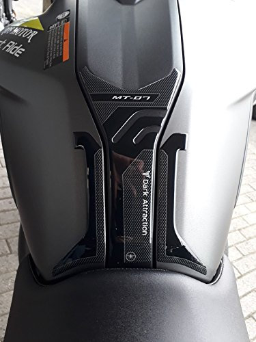 labelbike - Tankpad Aufkleber aus 3D-Harz Dekoration und Schutz des Motorradtanks kompatibel mit Yamaha MT-07 2018-2020