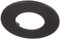 Luceco EFTBZFBK-01 Flat Profile Bezel for FType Downlights, Black Aluminium