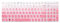 Keyboard Cover for HP Laptop 15.6 inch Spectre x360 15-CH011DX, 2018 Flagship HP 15-ay191ms, HP Envy X360 2-in-1 15M, HP 15-CB 15-CC 15-CD 15-BW 15-BS, 17.3 HP Envy 17M 17-BS 17-BW Series -Ombre Pink